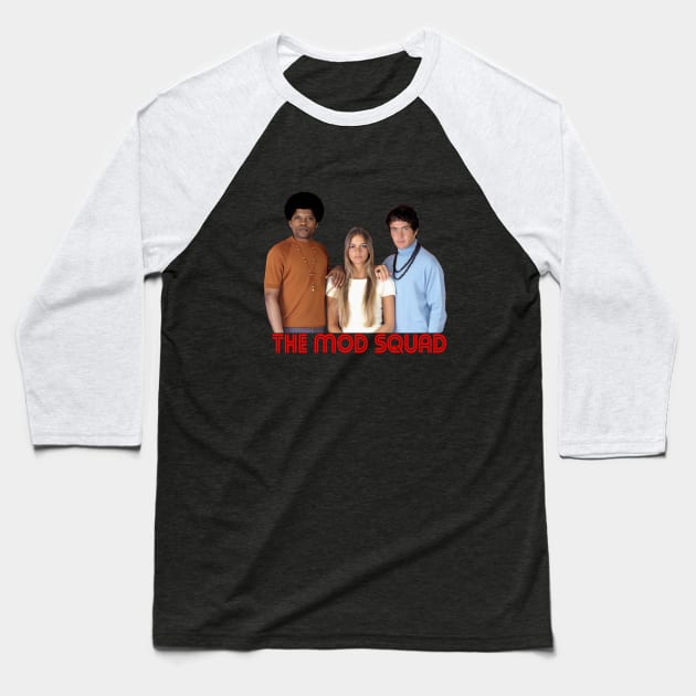 The Mod Squad - 60s/70s Tv Show Baseball T-Shirt by wildzerouk